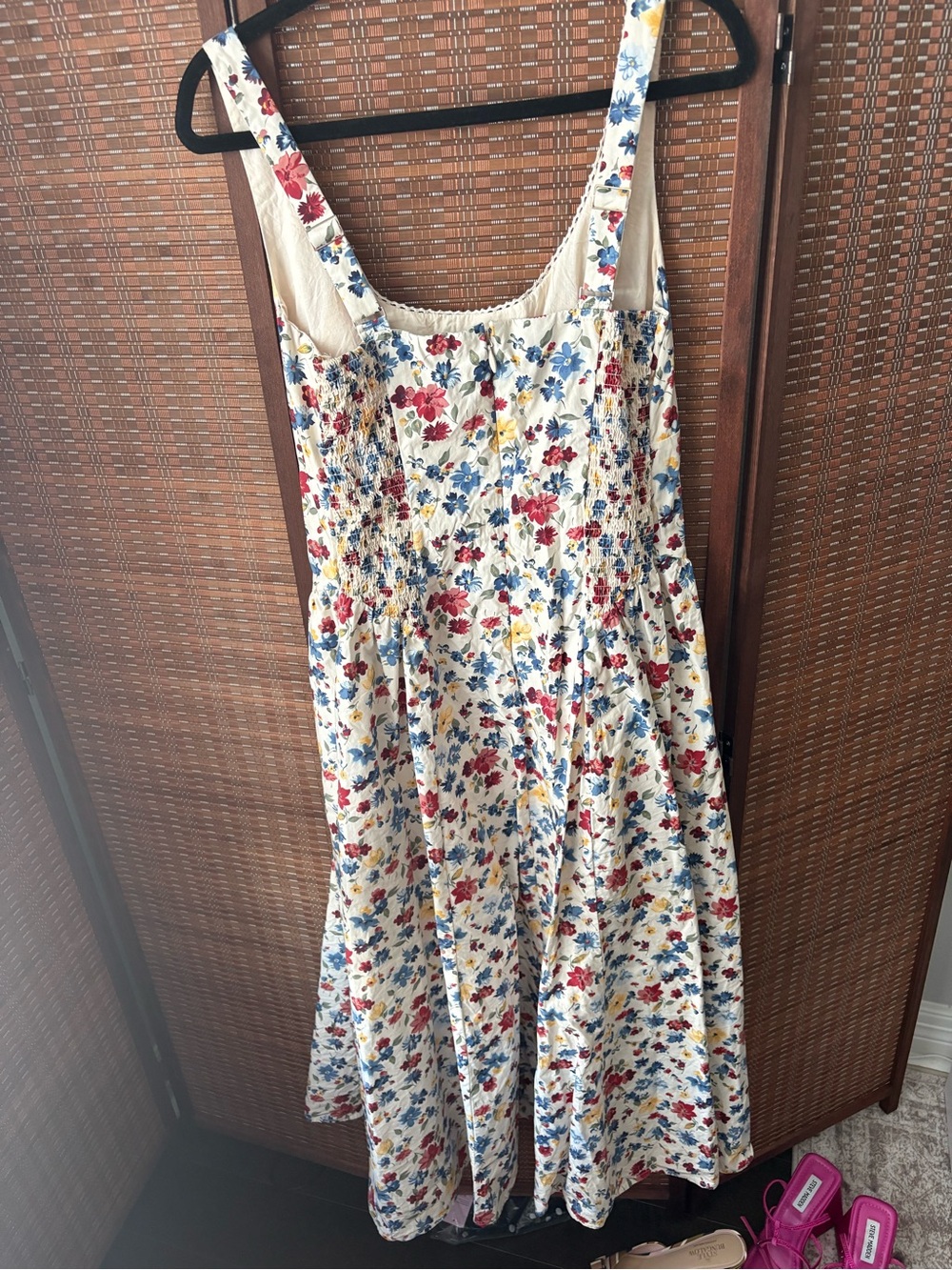 SOLD Abercrombie & Fitch Bra Free Dylan Floral Midi Dress - Picture 4 of 5